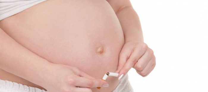 gravide og rygestop